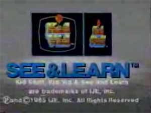 See and Learn Video (Mid '80s, copyright info)