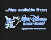 Also available from Walt Disney Home Video