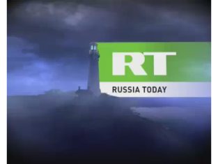 Russia Today logo lighthouse