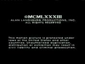 Alan Landsburg Productions, Inc. (1983): Copyright Notice