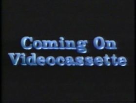 Coming on Videocassette bumper