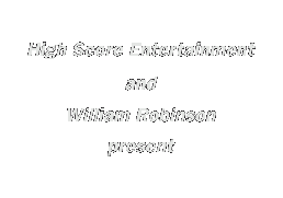 High Score Entertainment (1995)
