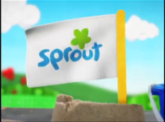 PBS Kids Sprout Sandcastle Flag
