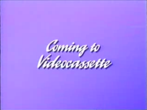 Walt Disney Studios Home Entertainment Coming to Videocassette" 2nd Logo