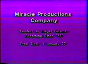 1976 Miracle Productions Comapany closing logo