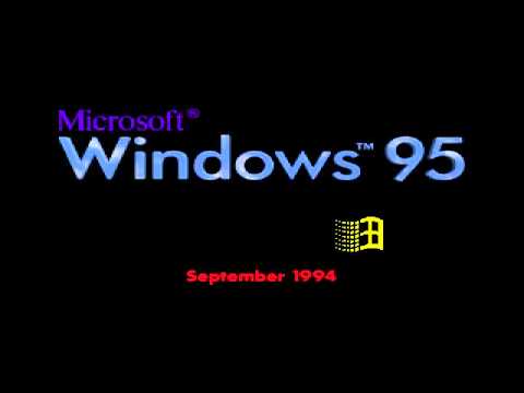 Microsoft Windows 95 startup - Beta September 1994