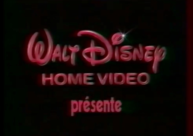 Walt Disney Home Video presnte, from French tapes.