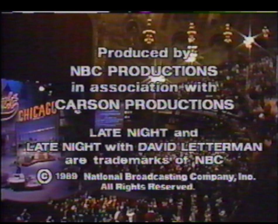 NBC Productions/Carson Productions (1989)