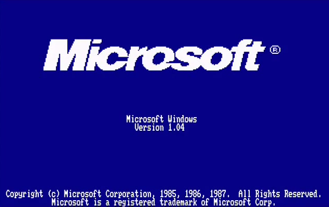 Microsoft Windows 1.04 (1987)