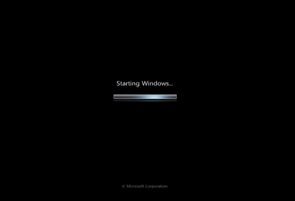 Windows 7 Build 6801 Boot Screen