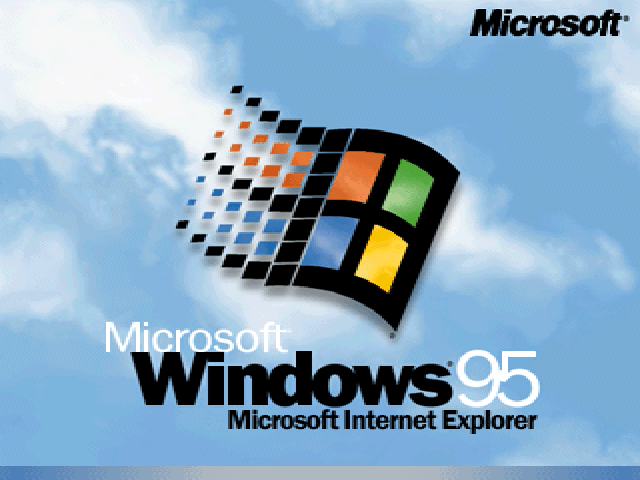 Windows 95 Bootup screen