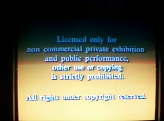 Paramount Home Entertainment Warning Screen (1989)