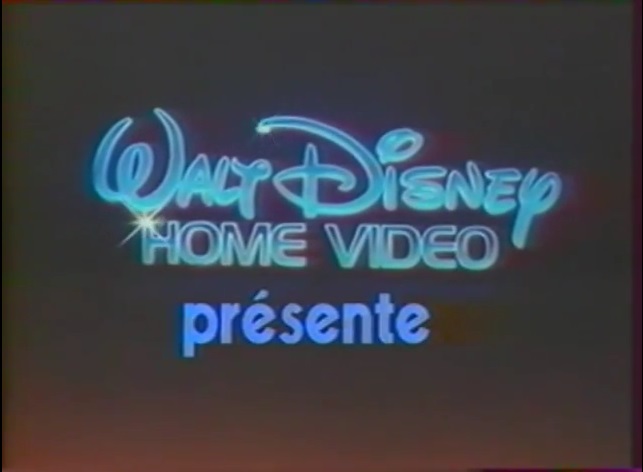 Walt Disney Home Video prsente, from a French tape.