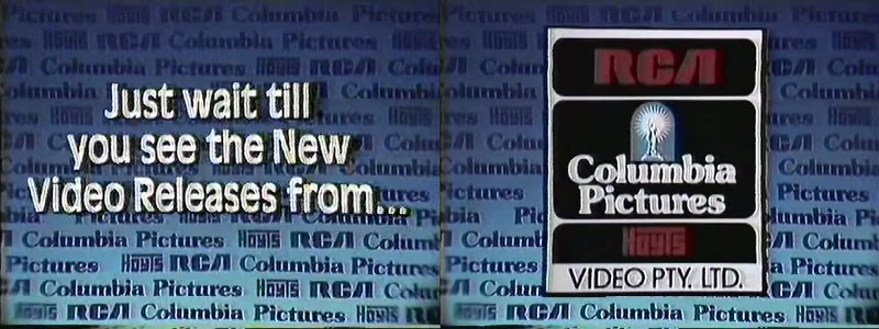 RCA/Columbia Pictures/Hoyts Video Pty. Ltd. commercial logo (1980s)