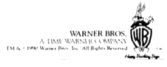 Warner Bros. Family Entertainment 1989 Print Logo