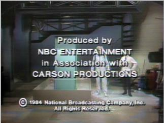 NBC-Carson (Tonight Show): 1984