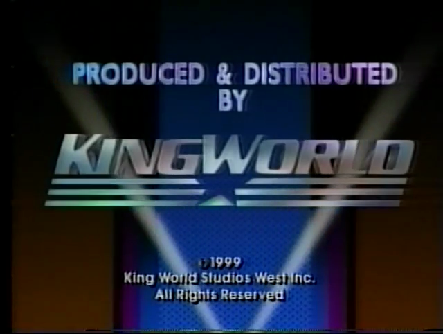 King World (Produced & Distributed By) (1999, w/ copyright stamp)