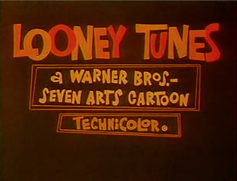 Looney Tunes "Abstract W7" ID (1969, bad quality print)