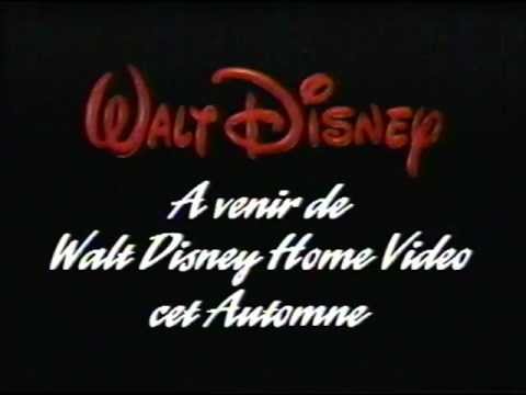 Coming soon on Walt Disney Home Video Autumn (French)