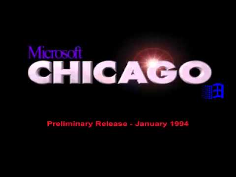 Microsoft Chicago startup (Preliminary Release Jan 1994)