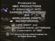 NBC Productions/Carson Productions/Worldwide Pants (1992)