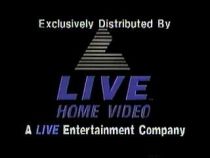 Live Home Video - "Exclusively Distibuted By" Variant