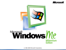 Windows ME Bootup screen