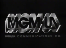1987 MGM/UA Communications Co. black and white logo