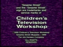 Children's Television Workshop (1999 in-credit variant)
