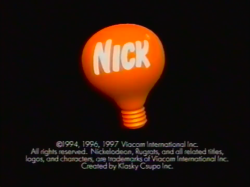 Nickelodeon Lightbulb (1997; A Rugrats Chanukah)