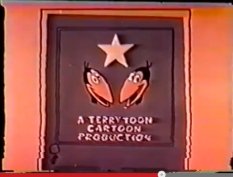 Terrytoons Heckle and Jeckle star door logo