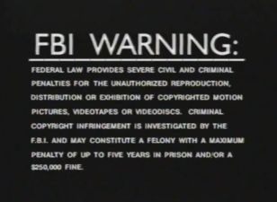 Burbank Video Warning Screen