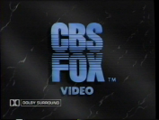 CBS Fox Video (Dolby Surround) (1990)