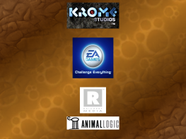 Krome Studios, EA Games, Raichert Media and Animal Logic (TY the Tasmanian Tiger in-credit logos)