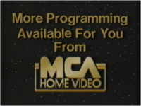 More Programming Available For You From MCA Home Video (1984)
