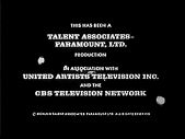 TA-Paramount/UATV/CBS TV (1963)