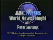 ABC "World News Tonight" end 1985