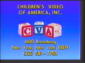 Children's Video of America (1980s, with address)