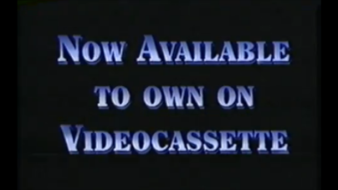 Now Available to Own on Videocassette - variant from 1994