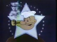Popeye spinning star cloudless