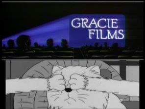 Gracie Films variant from "Last Tap Dance in Springfield" (note the fake cat arms!)