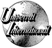 Universal International (1946-1960) Print Logo