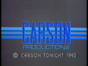 Carson Productions (May 22, 1992)