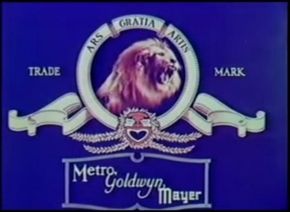 MGM Coffee the Lion"- blue background variant (1935)