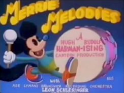 Merrie Melodies (1931, Rare Colorized Variant)