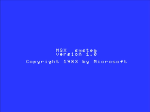 MSX (1983, Darker Blue Variant)