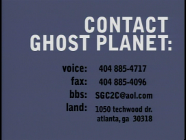 Contact Ghost Planet - 1997