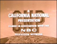 California National Productions/NBC Television Network (1959, Sepia Tinted)