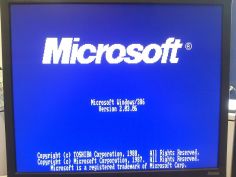 Windows/386 2.03.06 startup screen
