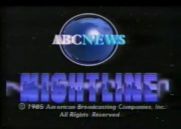 1985 copyright from "Nightline"